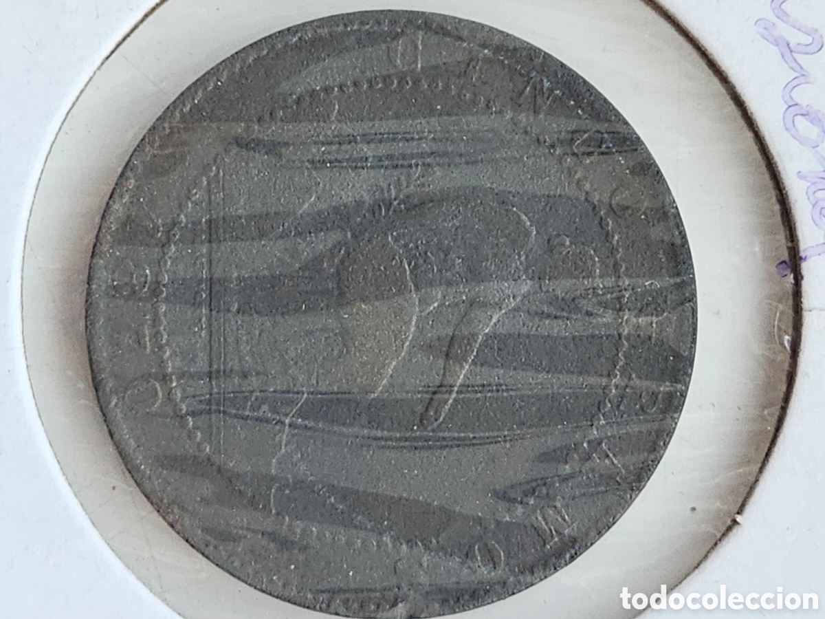 Monedas de Espa&ntilde;a: Moneda de 1870 de 5 cts del Gobierno provisional - Foto 1
