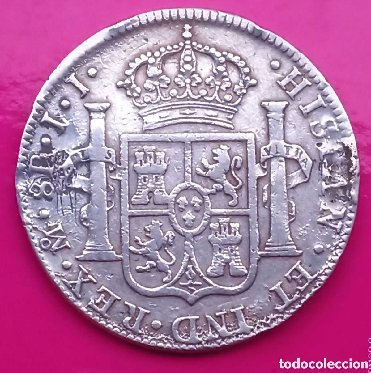 Monedas de Espa&ntilde;a: 8 Reales 1819 plata - RC - Foto 2