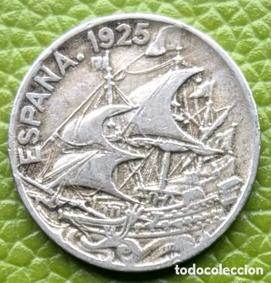 Monedas de Espa&ntilde;a: ALFONSO XIII . 25 C&Eacute;NTIMOS. 1925.PCS. - Foto 1