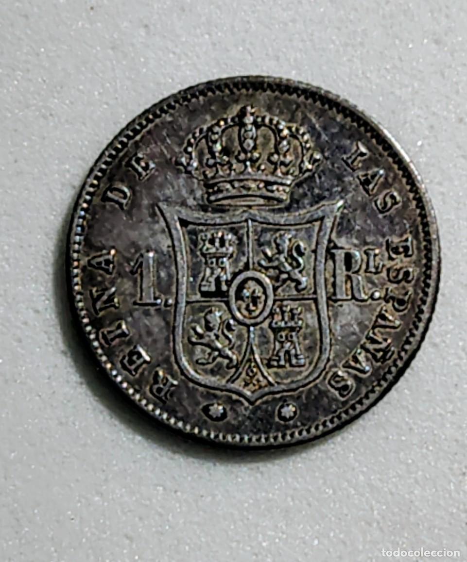 Monedas de Espa&ntilde;a: 1 Real de plata, Isabel II, 1864 - Foto 2