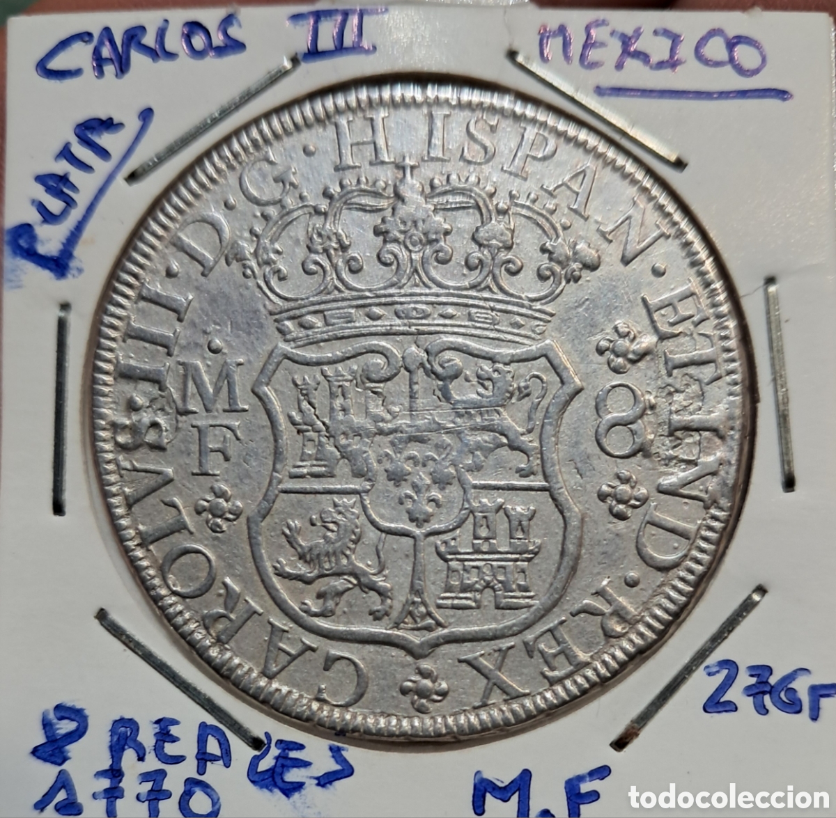 Monedas de Espa&ntilde;a: Moneda 8 reales 1770 - Foto 4