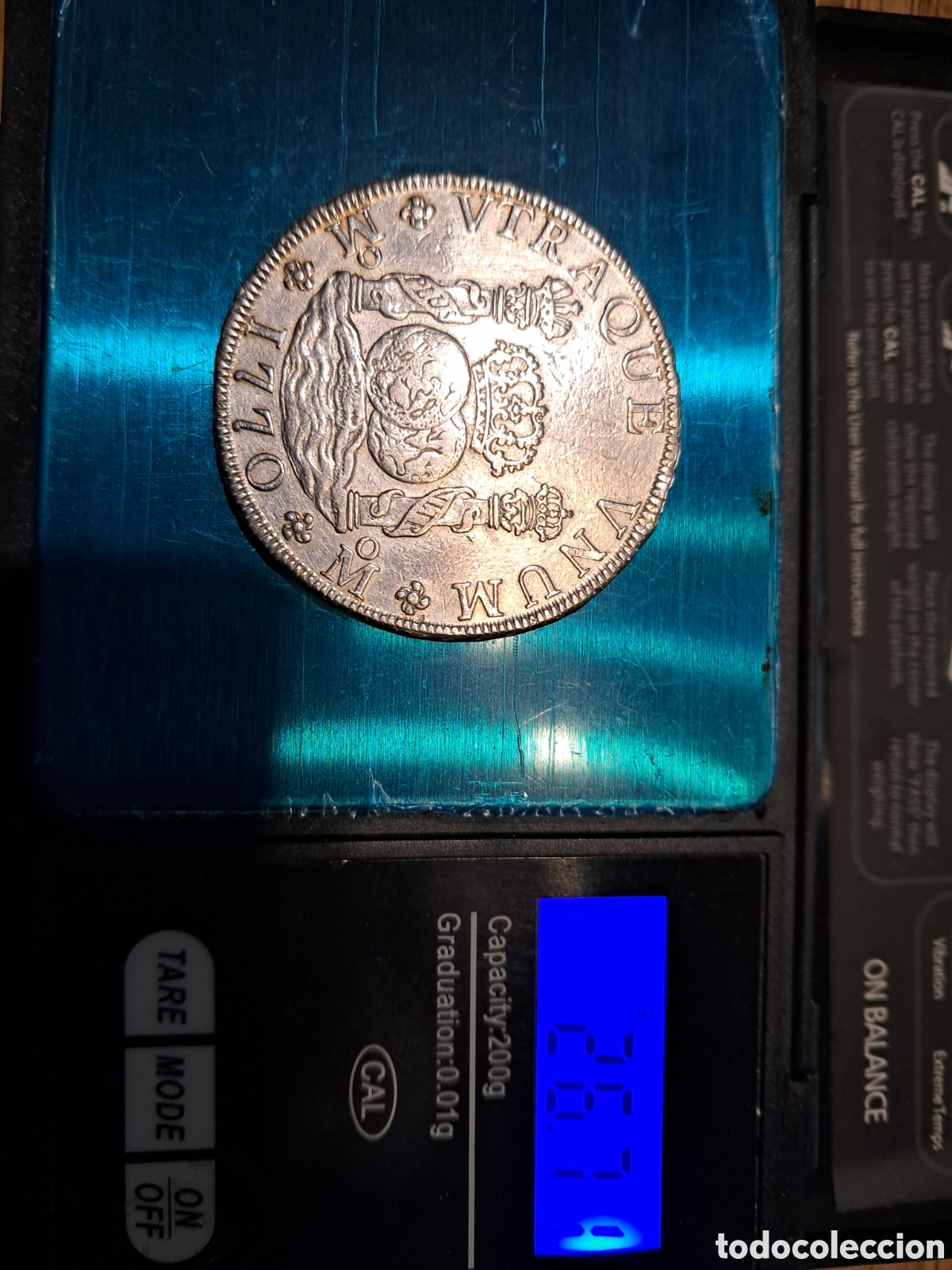 Monedas de Espa&ntilde;a: Moneda 8 reales 1770 - Foto 6