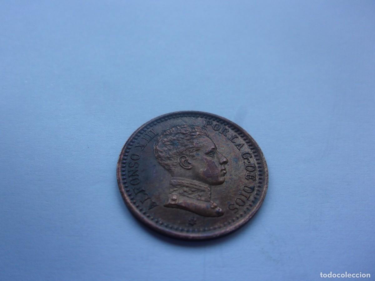 Monedas de Espa&ntilde;a: Espa&ntilde;a 2 c&eacute;ntimos 1905 SMV 10dq25 - Foto 3