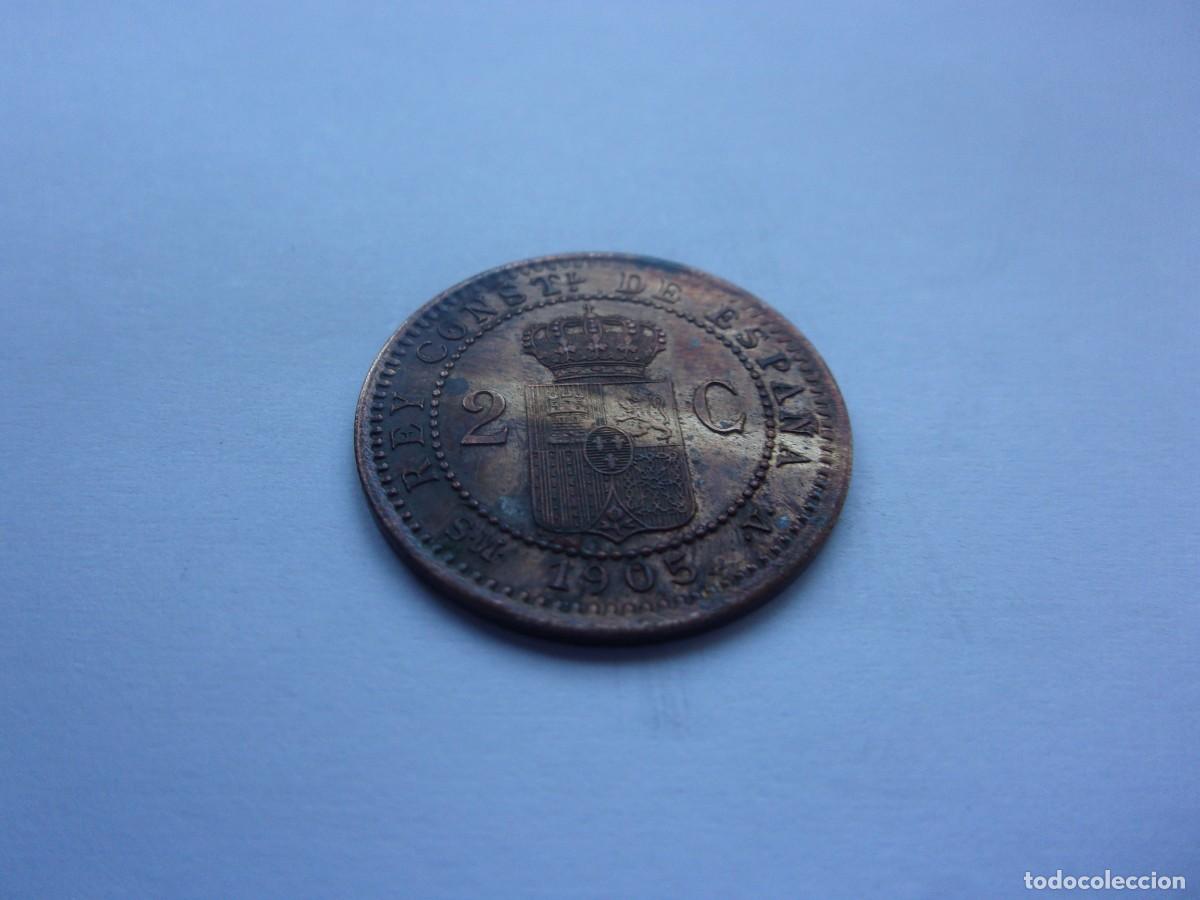 Monedas de Espa&ntilde;a: Espa&ntilde;a 2 c&eacute;ntimos 1905 SMV 10dq25 - Foto 6