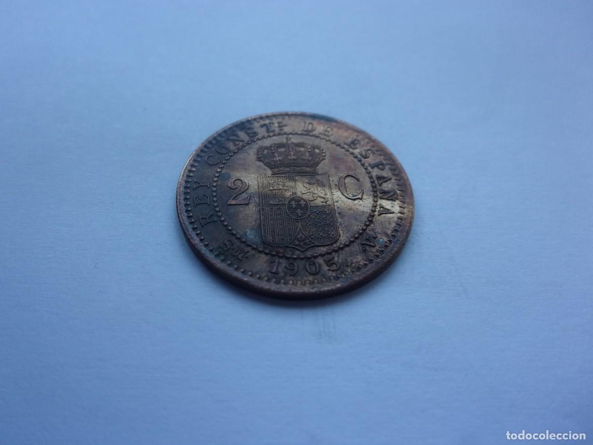 Monedas de Espa&ntilde;a: Espa&ntilde;a 2 c&eacute;ntimos 1905 SMV 10dq25 - Foto 8