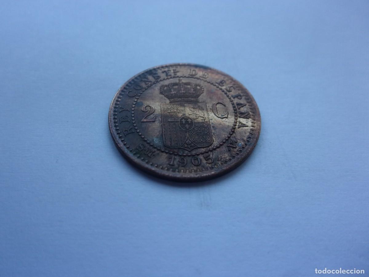 Monedas de Espa&ntilde;a: Espa&ntilde;a 2 c&eacute;ntimos 1905 SMV 10dq25 - Foto 9