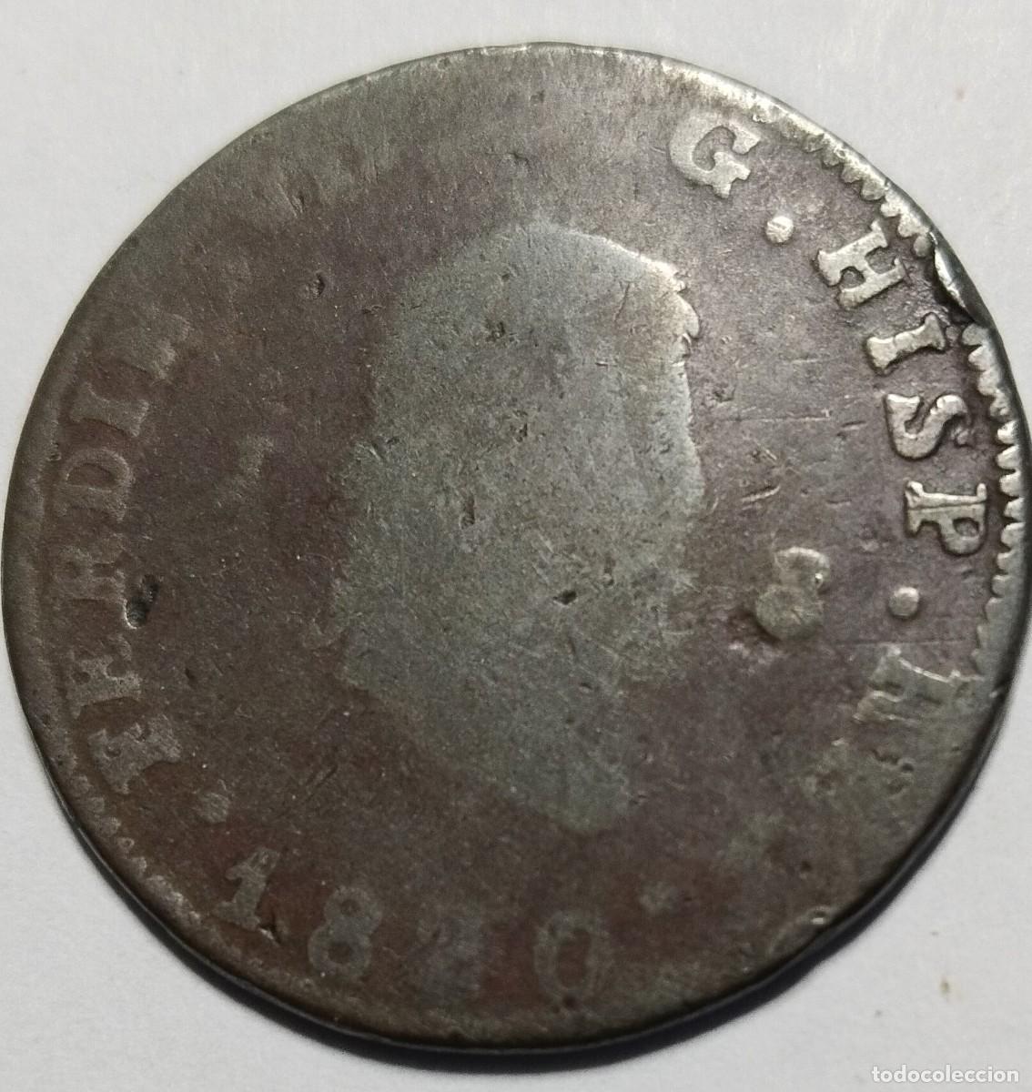 Monedas de Espa&ntilde;a: FERNANDO VII. G.HISP. REX. 1820 - Foto 1