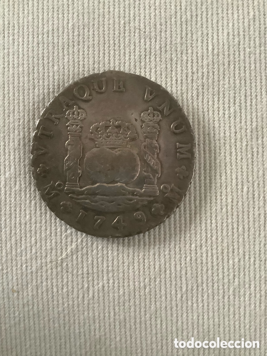 Monedas de Espa&ntilde;a: Moneda de plata 8 reales de 1749 - Foto 1