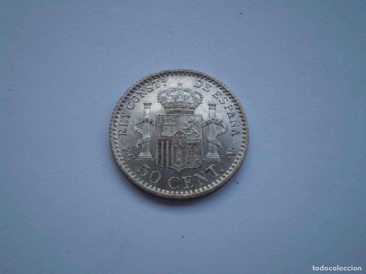 Monedas de Espa&ntilde;a: 91SCF15 Espa&ntilde;a 50 c&eacute;ntimos 1904 (1-0) PCV - Foto 4