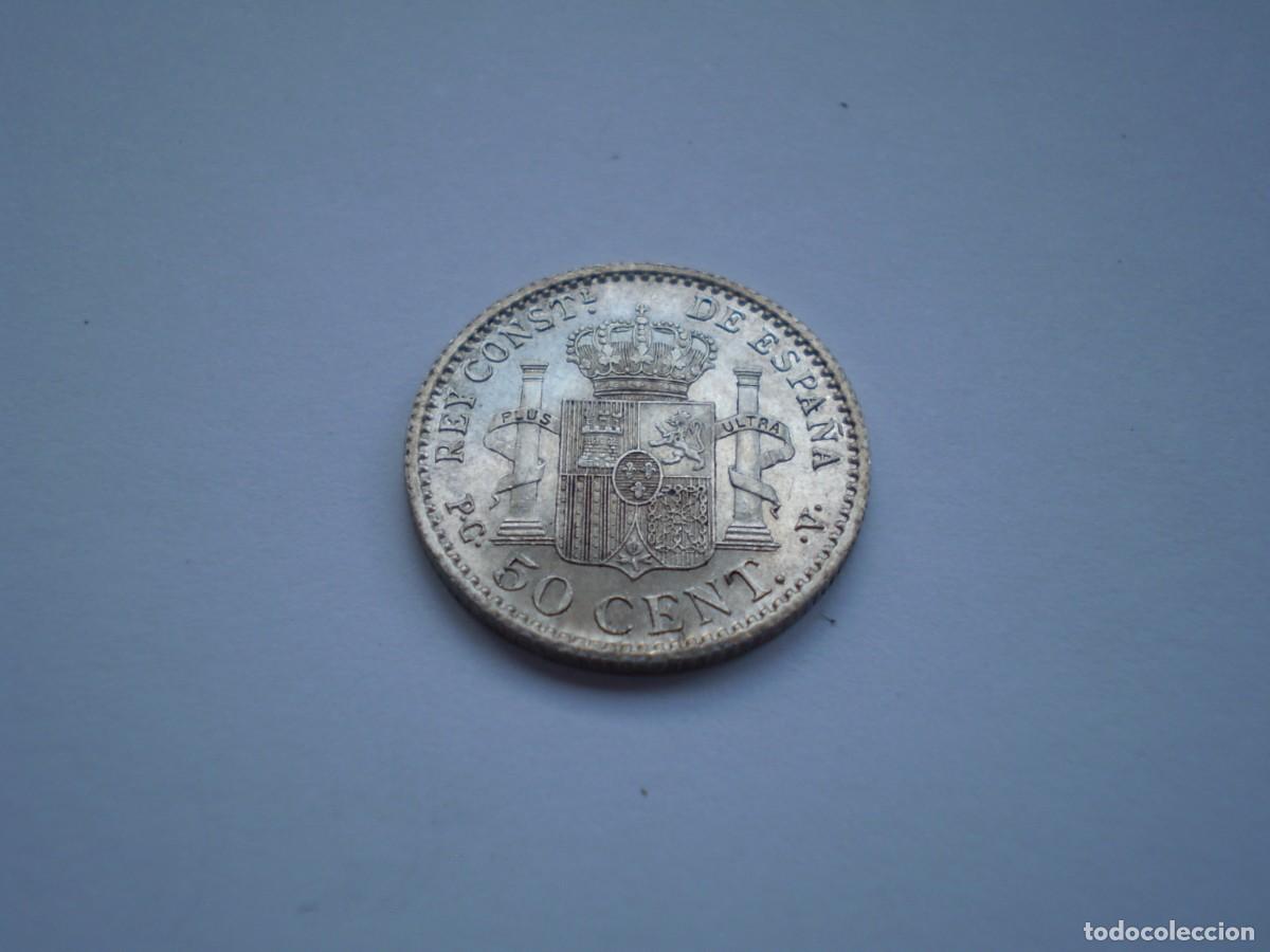 Monedas de Espa&ntilde;a: 91SCF15 Espa&ntilde;a 50 c&eacute;ntimos 1904 (1-0) PCV - Foto 5