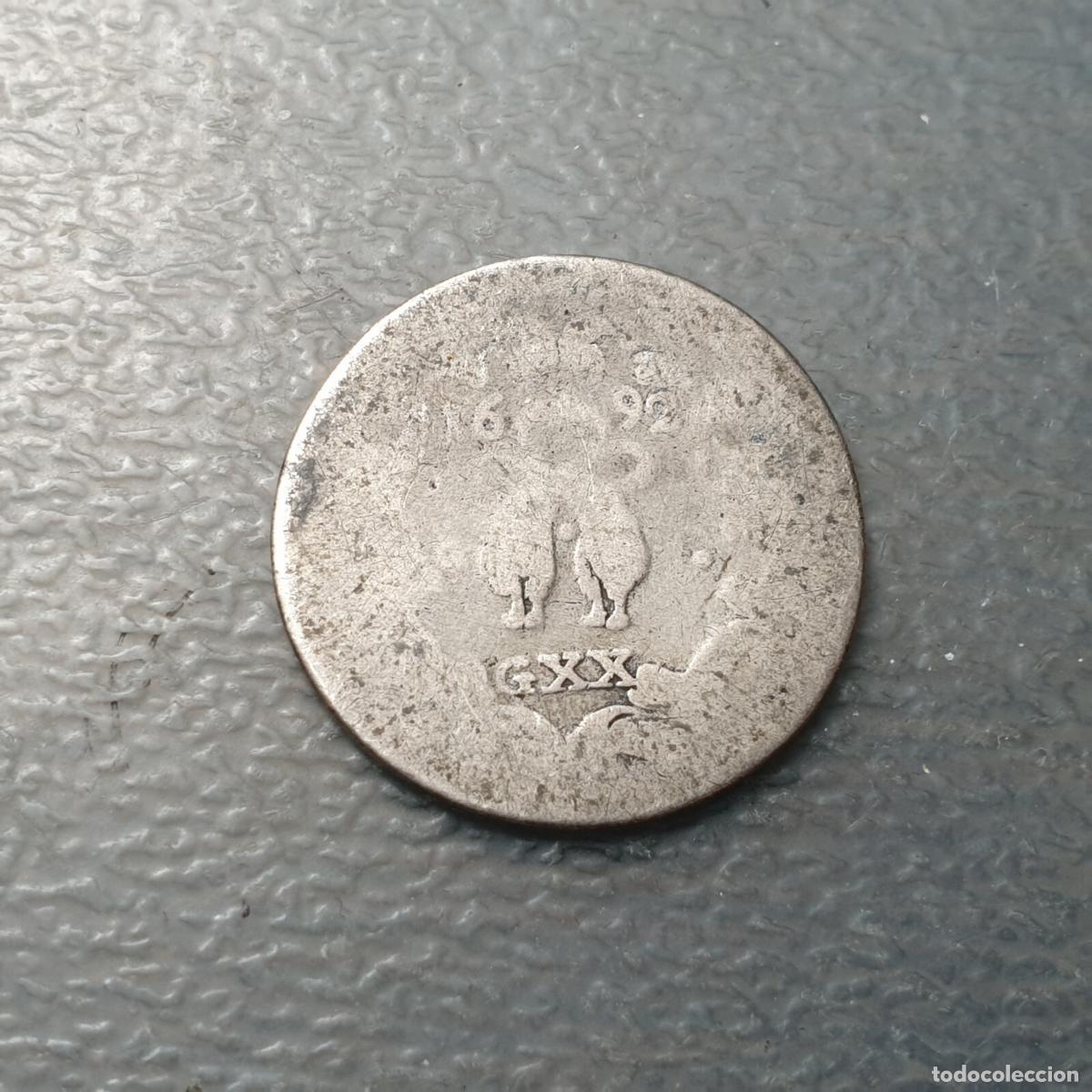 Moedas de Espanha: IMPERIO ESPA&Ntilde;OL NAPOLES CARLOS II 1 TARI 1692