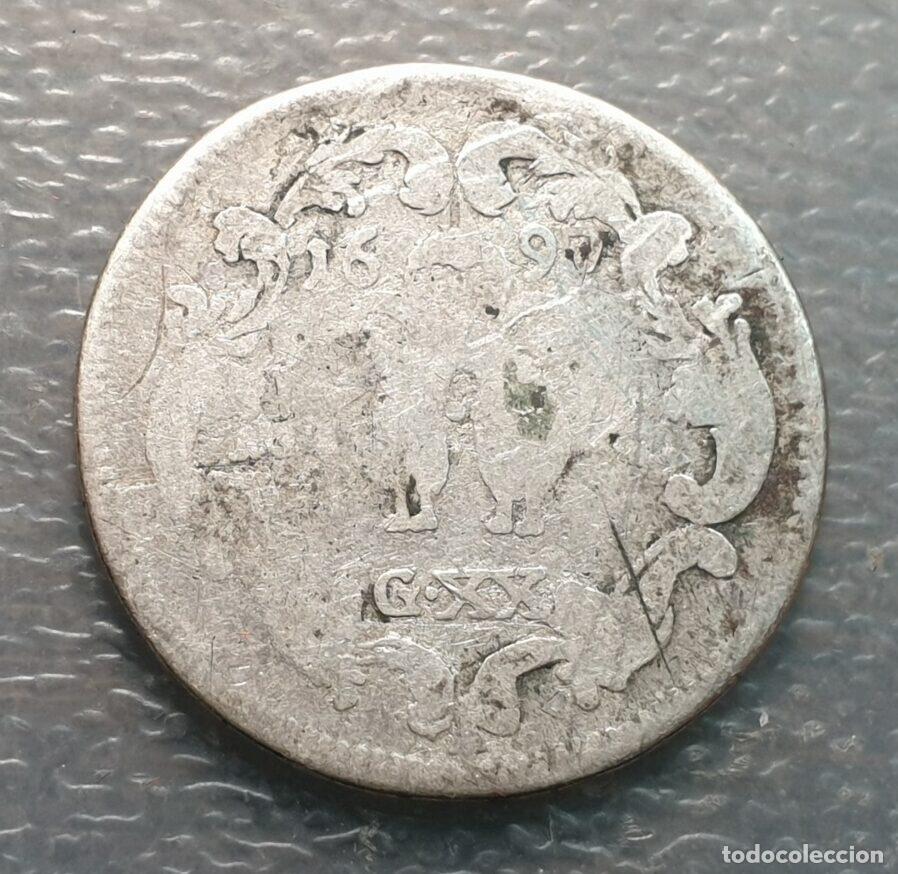 Moedas de Espanha: IMPERIO ESPA&Ntilde;OL NAPOLES CARLOS II 1 TARI 1697 BC