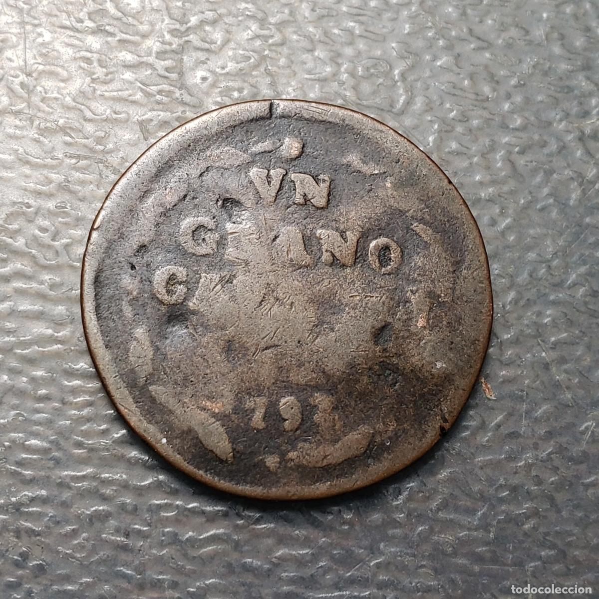 Moedas de Espanha: IMPERIO ESPA&Ntilde;OL ITALIA NAPOLES NAPOLI FERDINANDO IV 1 GRANO 12 CAVALLI 1792 ?