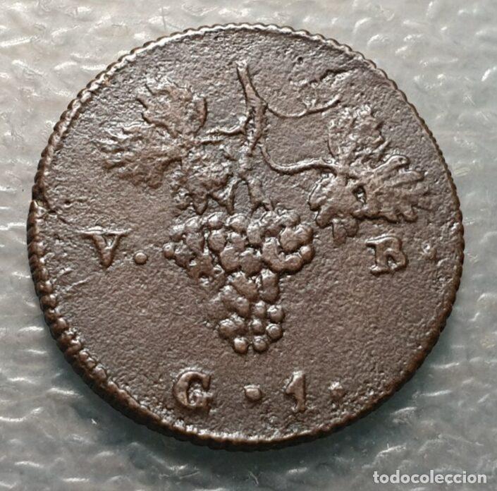 Coins of Spain: ITALIA SICILIA PALERMO FERDINANDO III INFANTE DE ESPA&Ntilde;A 1 GRANO 1814 MBC+/EBC