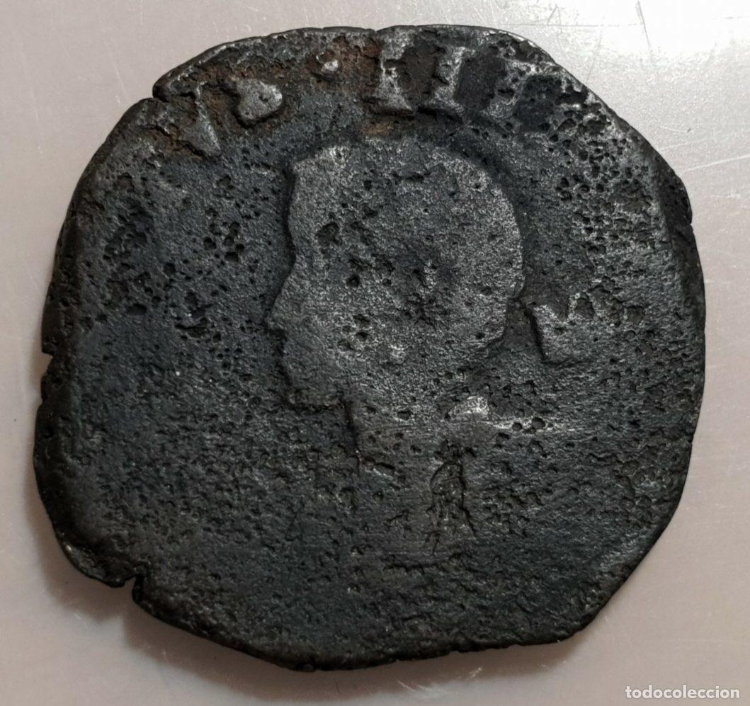 Coins of Spain: IMPERIO ESPA&Ntilde;OL NAPOLES FELIPE IV 9 CAVALLI 1630 MC