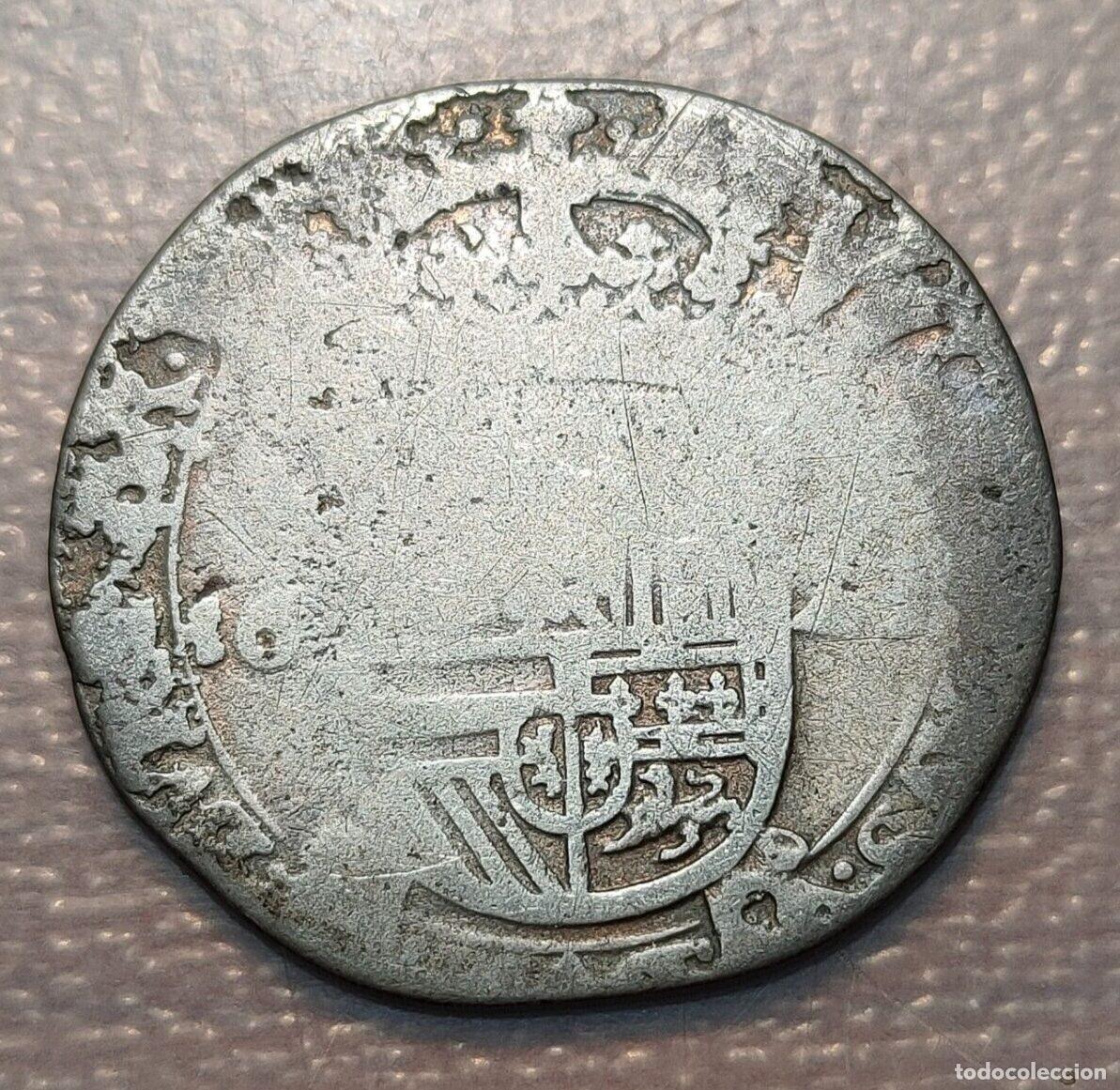 Coins of Spain: IMPERIO ESPA&Ntilde;OL PAISES BAJOS BRABANTE BRUSELAS O AMBERES FELIPE IV ESCALIN 1623