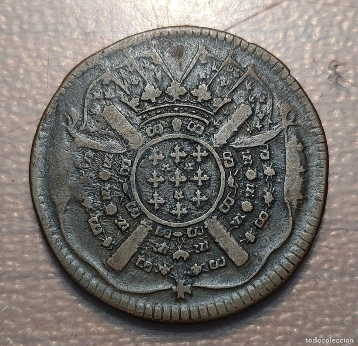 Coins of Spain: IMPERIO ESPA&Ntilde;OL PAISES BAJOS LILLE GUERRA SUCESION ESPA&Ntilde;OLA 20 SOLS 1708 MBC