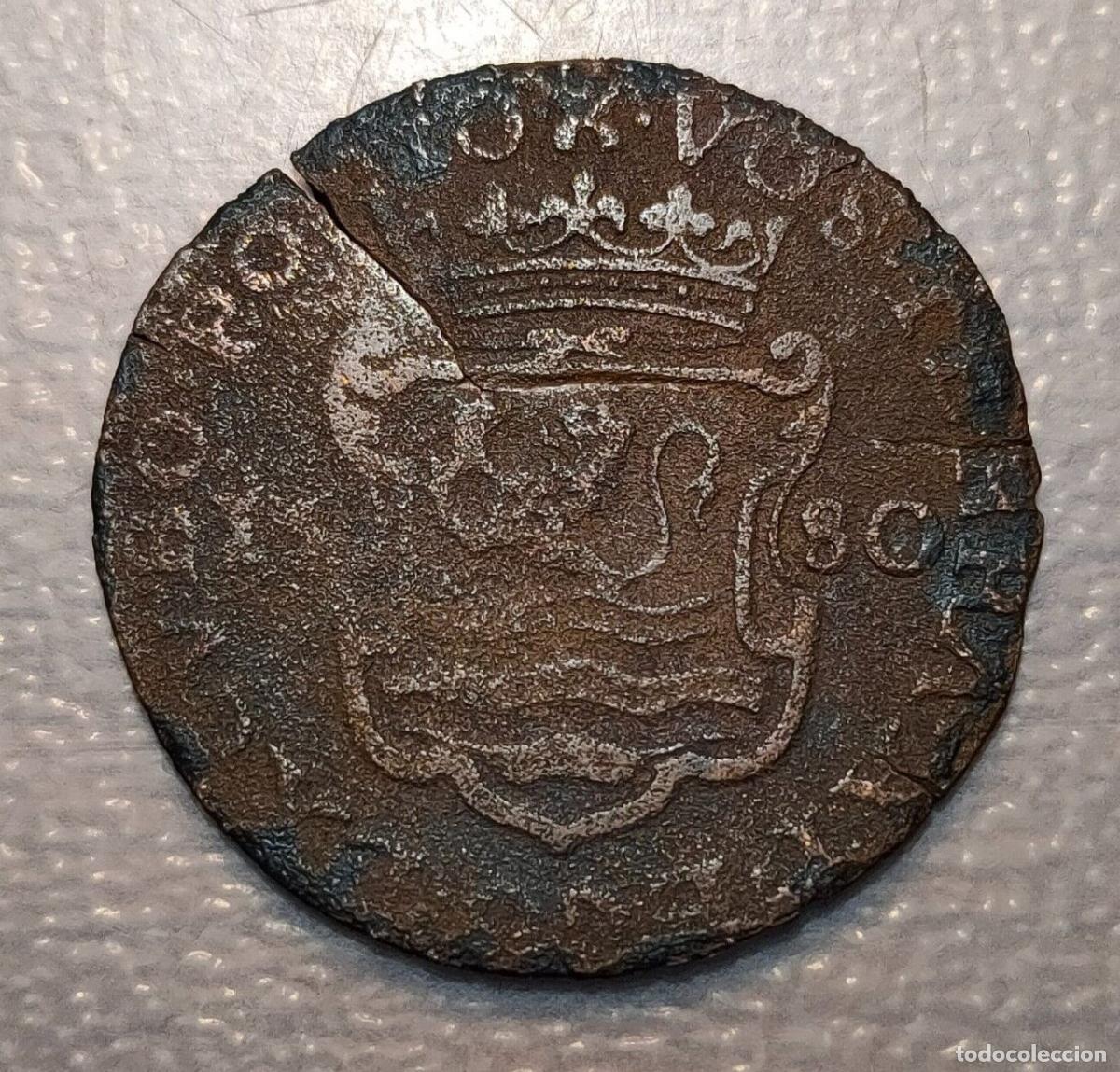 Coins of Spain: IMPERIO ESPA&Ntilde;OL GUERRA DE LOS PAISES BAJOS PROVINCIAS UNIDAS JETON 1580