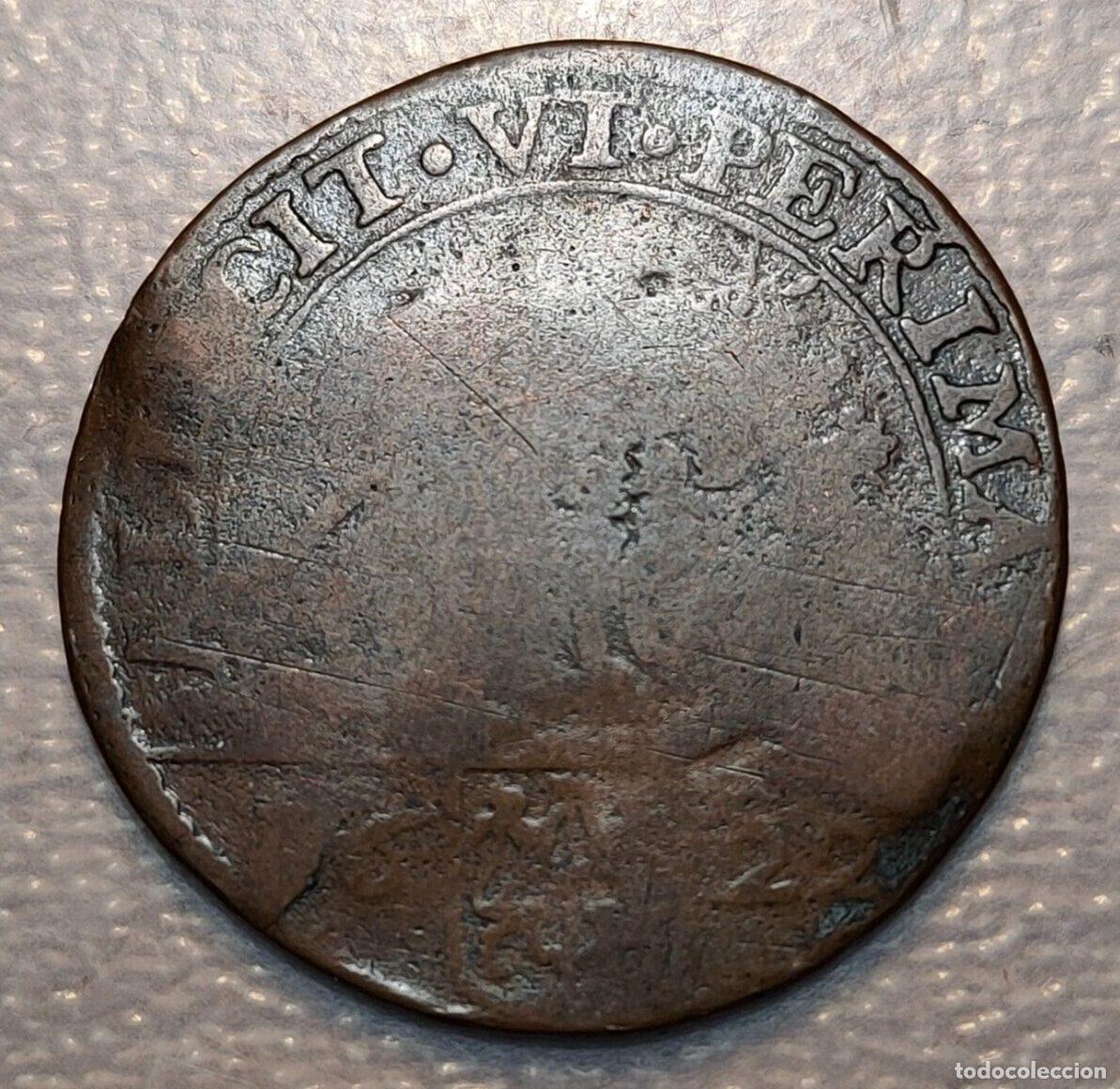 Coins of Spain: IMPERIO ESPA&Ntilde;OL GUERRA DE LOS PAISES BAJOS GELDERLAND JETON 1622 ASEDIO BERGEN