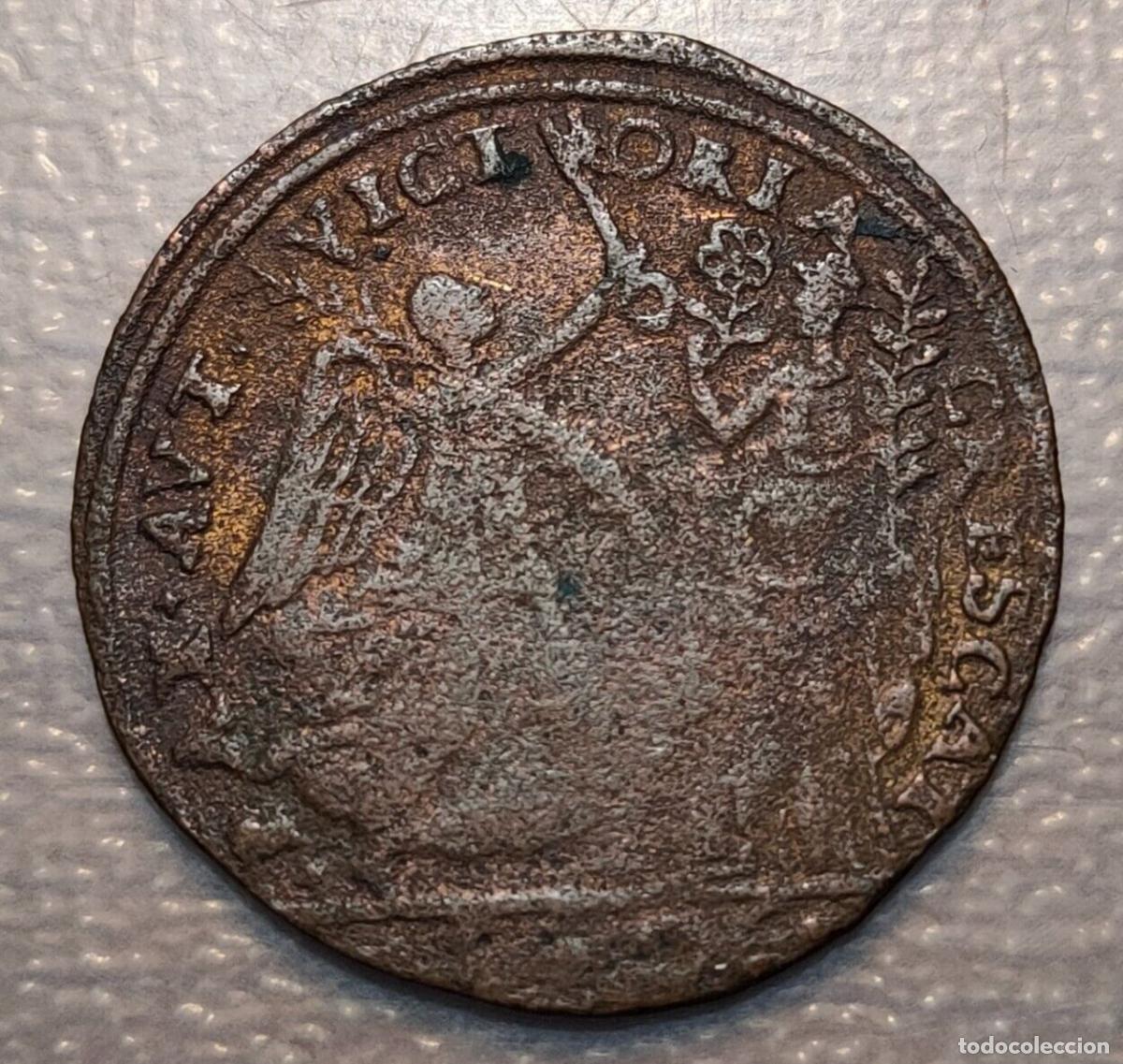 Coins of Spain: IMPERIO ESPA&Ntilde;OL PAISES BAJOS BRABANTE ALBERTO & ISABEL JETON 1605 PAZ O VICTORIA