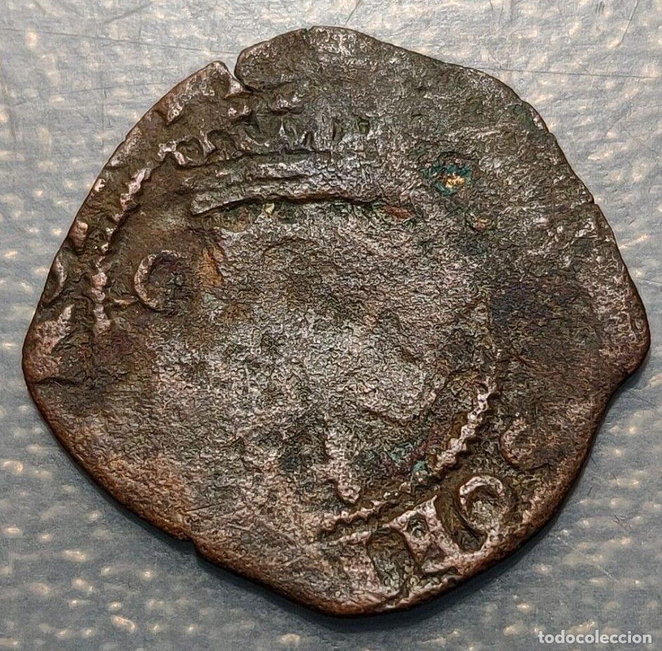 Moedas de Espanha: IMPERIO ESPA&Ntilde;OL SANTO DOMINGO JUANA Y CARLOS 4 MARAVEDIS SF (1542)