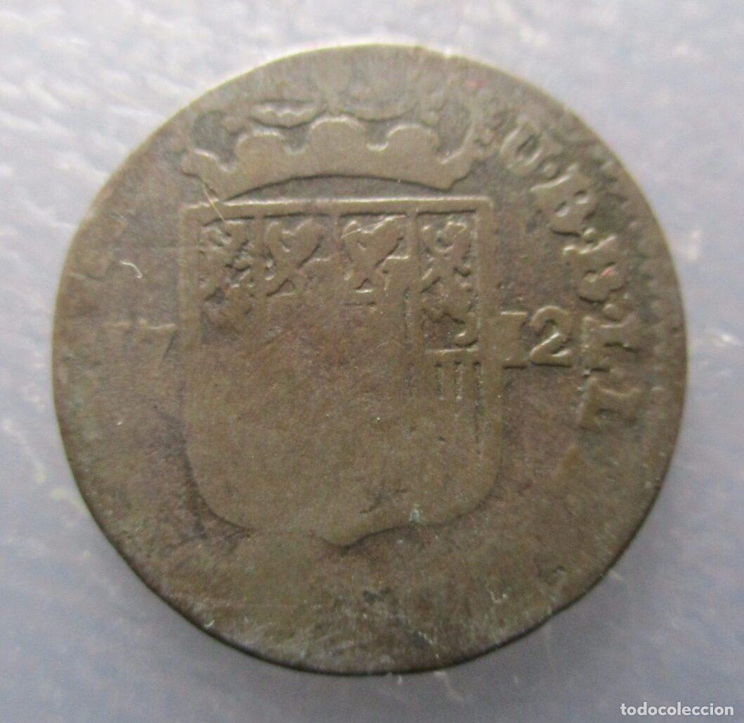 Coins of Spain: IMPERIO ESPA&Ntilde;OL GUERRA SUCESION NAMUR MAXIMILIANO II EMANUEL BAVIERA LIARD 1712