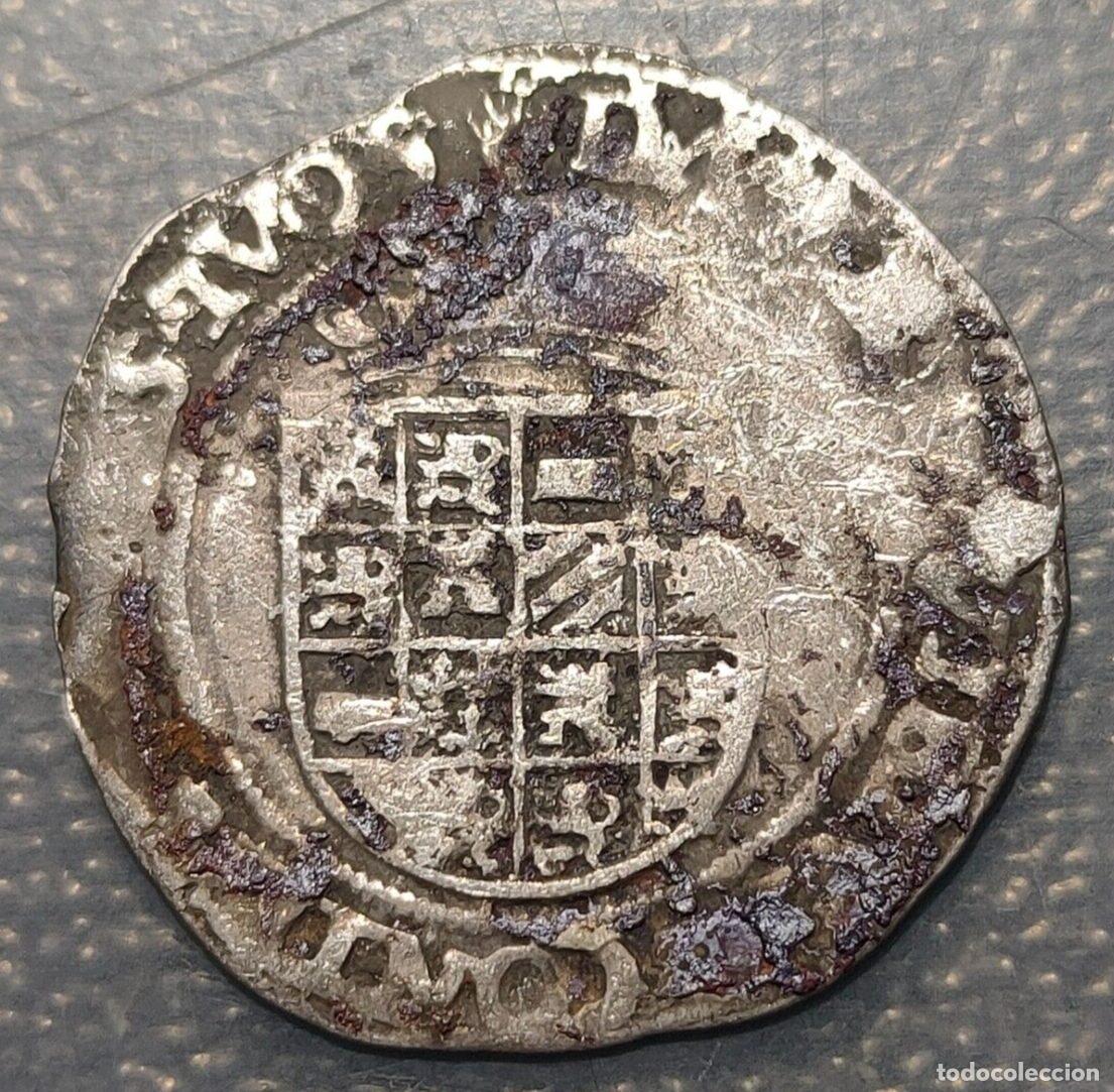 Coins of Spain: IMPERIO ESPA&Ntilde;OL PAISES BAJOS AMBERES CARLOS V CARLOS I ESPA&Ntilde;A 1/2 ZILVEREN REAAL