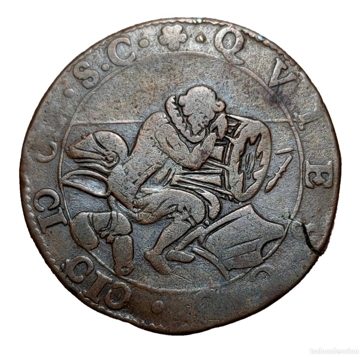 Coins of Spain: IMPERIO ESPA&Ntilde;OL PAISES BAJOS DORDRECHT ALBERTO ISABEL 1609 EXORTACION VILIGANCIA