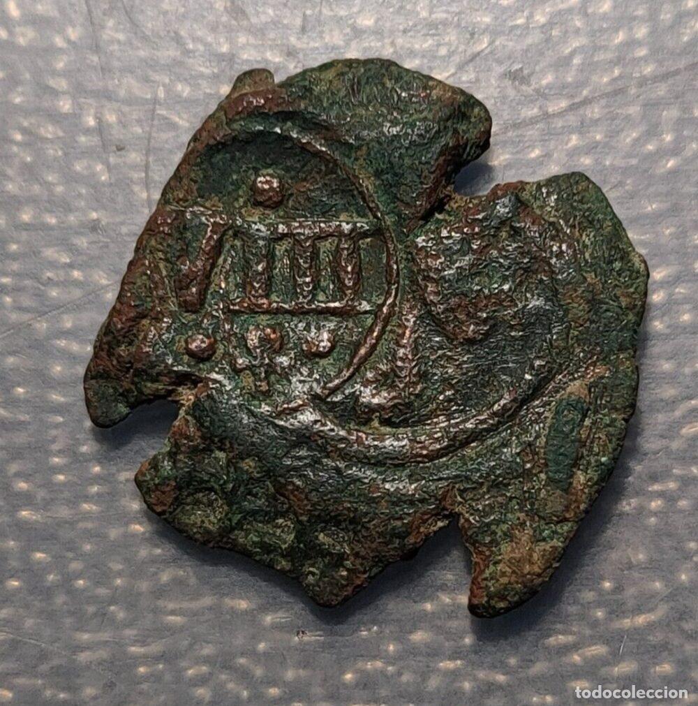 Coins of Spain: ESPA&Ntilde;A SPAIN FELIPE IV RESELLADA VIII MARAVEDIS 1641 TOLEDO