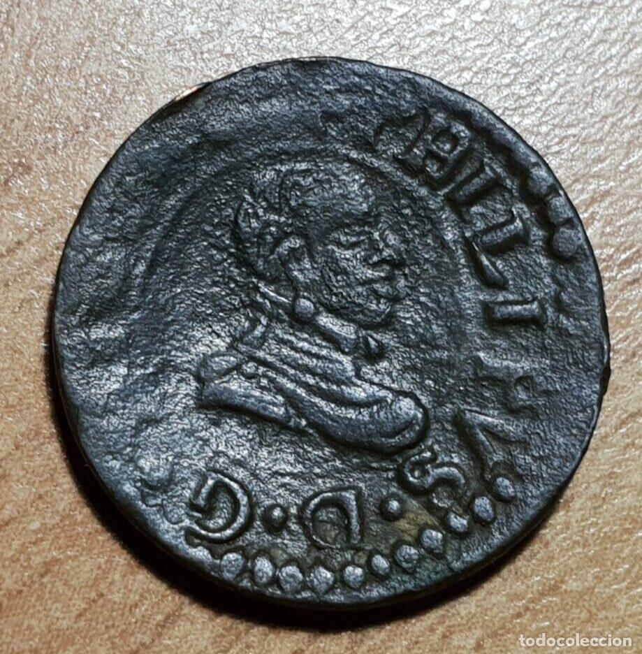 Coins of Spain: VIC FELIPE III DINER 1611 ( FECHA UNICA PERO NO VISIBLE) MBC ESCASA