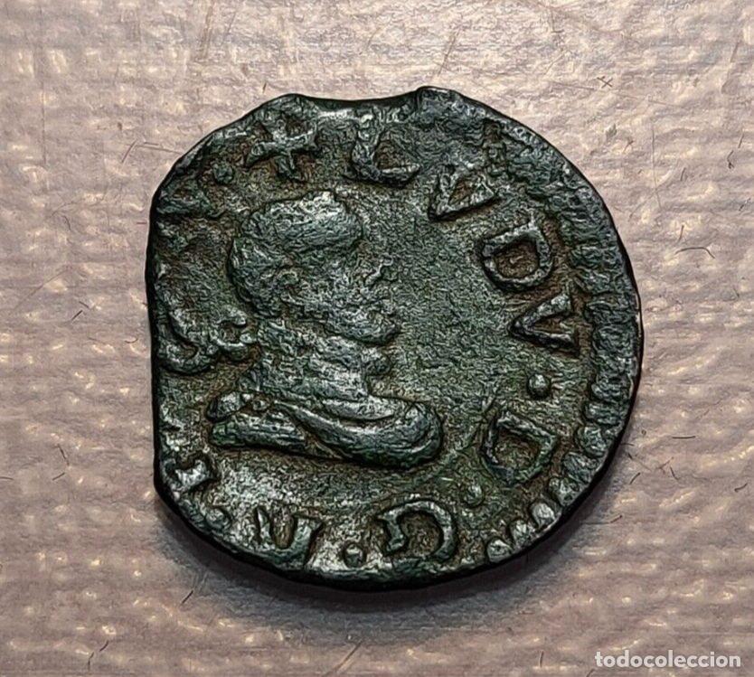 Coins of Spain: ESPA&Ntilde;A VIC GUERRA DE LOS SEGADORES LUIS XIV BUSTO FELIPE III DINER 1642 ESCASA
