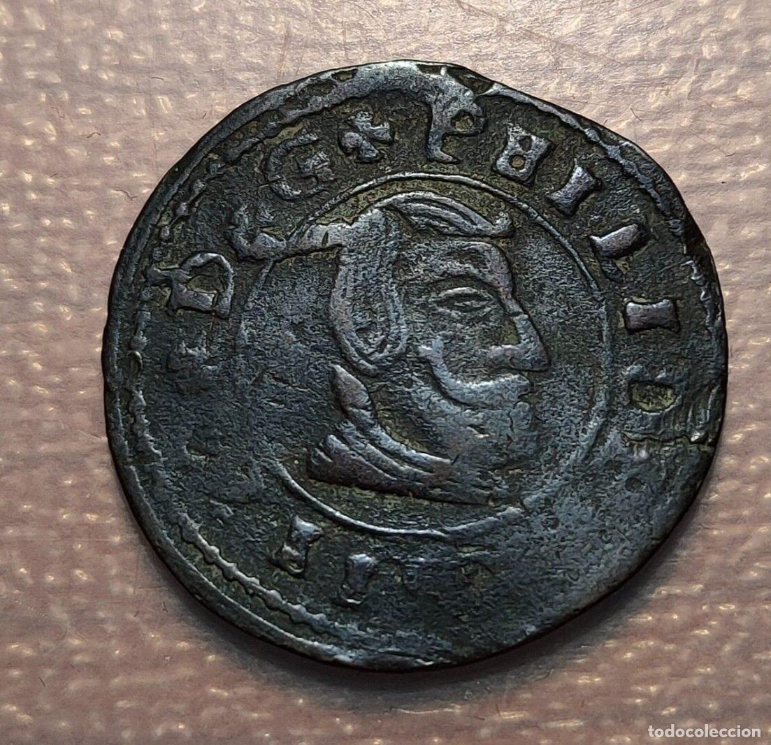 Coins of Spain: FALSA DE EPOCA ESPA&Ntilde;A FELIPE IV 16 MARAVEDIS 1663 FALSA DE EPOCA CORONA INUSUAL