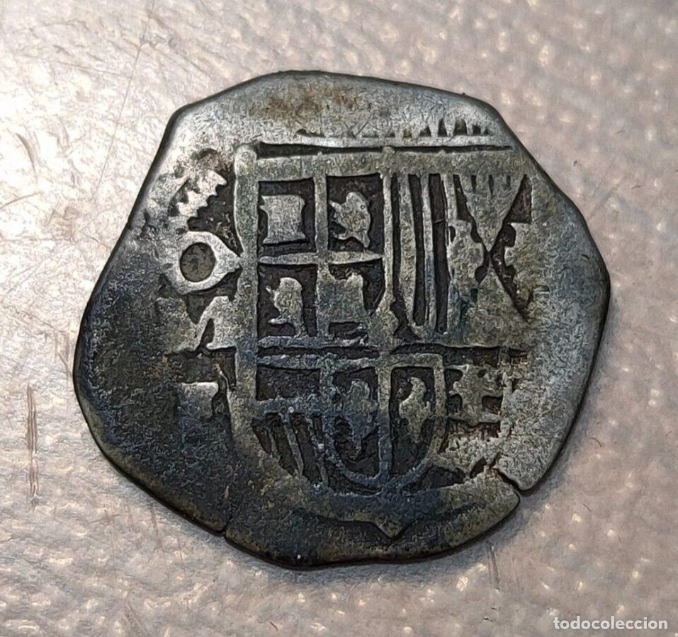 Coins of Spain: MEXICO FELIPE III 1 REAL S/F Mo F