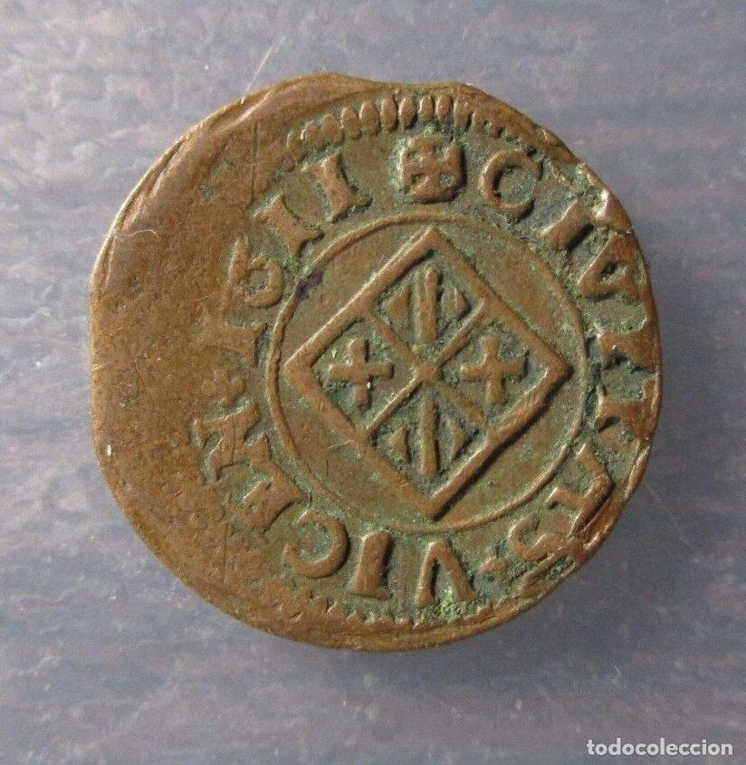 Monedas de Espa&ntilde;a: FELIPE III VIC DINER 1611 - Foto 2