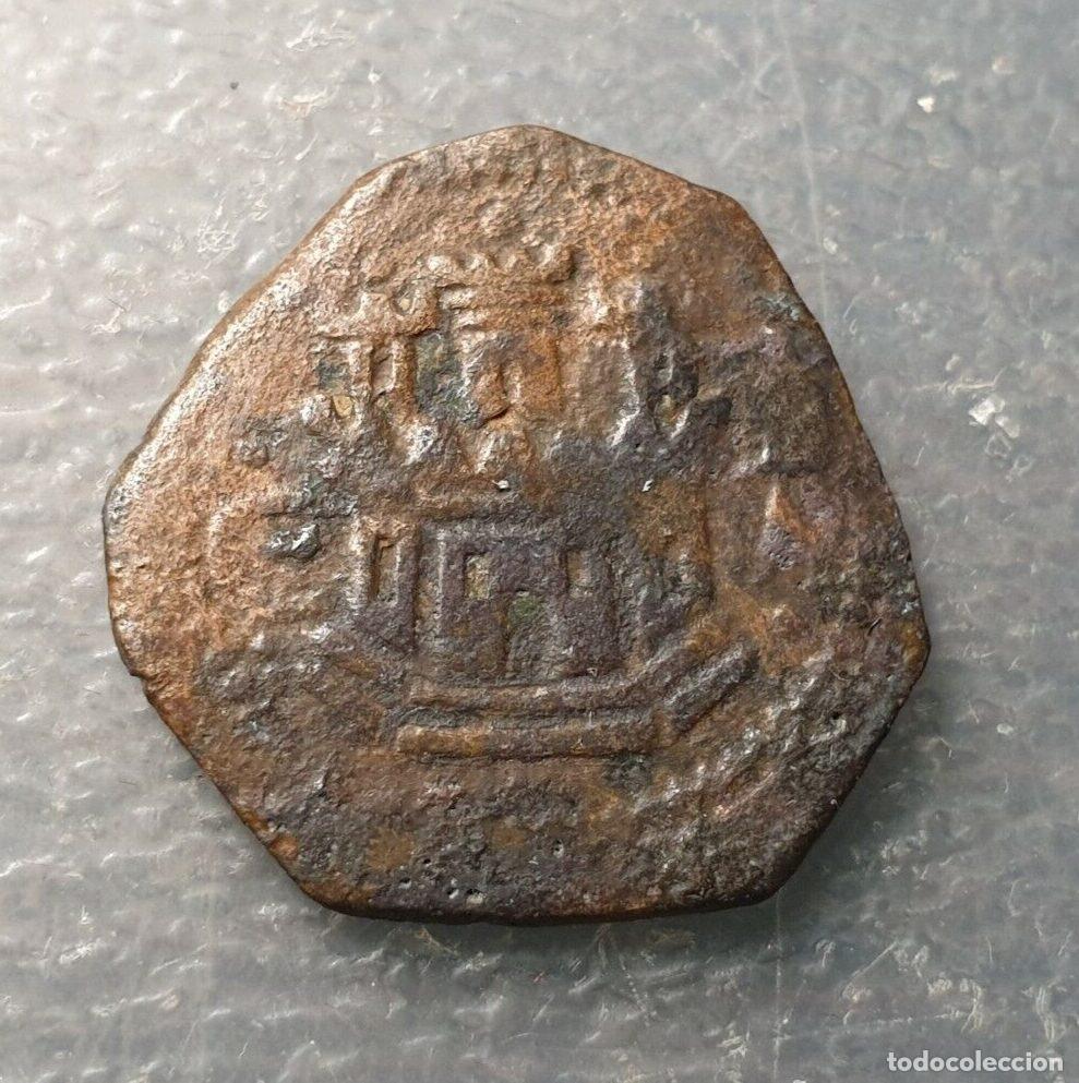 Monedas de Espa&ntilde;a: FELIPE II CUENCA OCHAVO 2 MARAVEDIS A - Foto 2