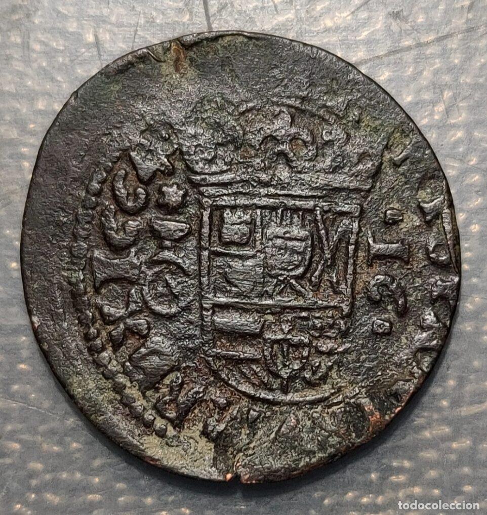Moedas de Espanha: FALSA ESPA&Ntilde;A FELIPE IV 16 MARAVEDIS 1664 CUENCA FALSA