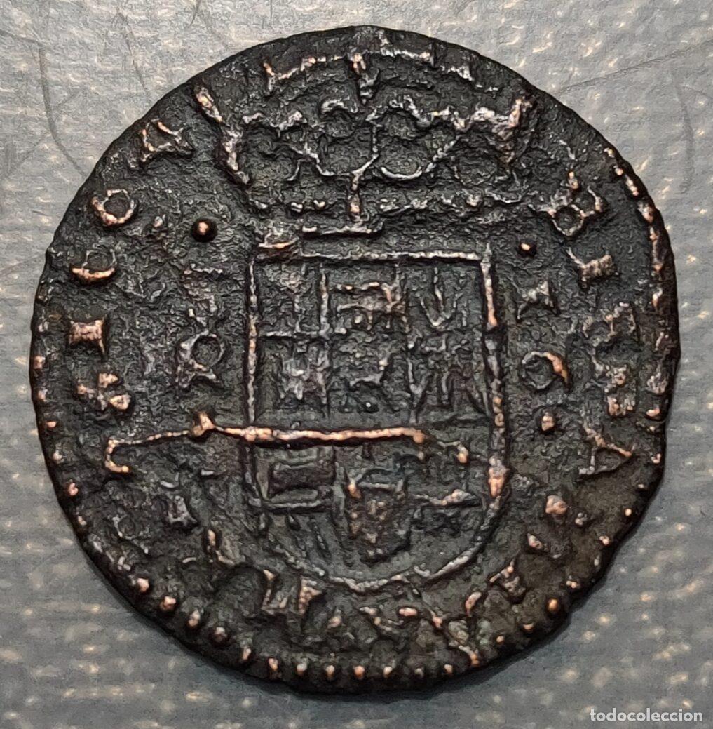 Moedas de Espanha: FALSA ESPA&Ntilde;A FELIPE IV 16 MARAVEDIS 1664 FALSA