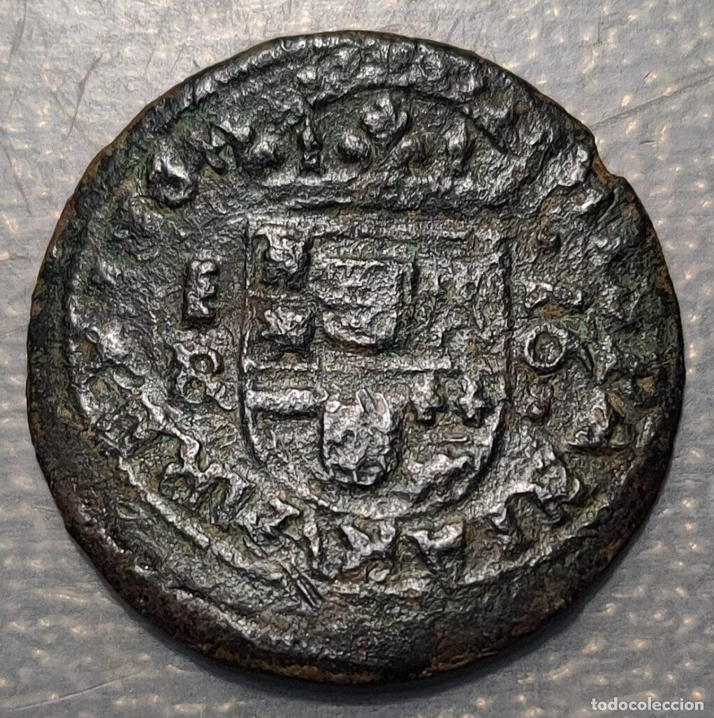 Moedas de Espanha: ESPA&Ntilde;A FELIPE IV 16 MARAVEDIS 1664 SEGOVIA