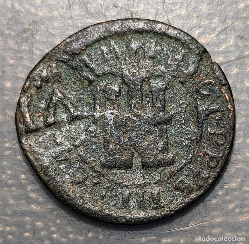 Moedas de Espanha: ESPA&Ntilde;A FELIPE IV RESELLO VI MARAVEDIS 1641 VALLADOLID SOBRE 4MR. INGENIO SEGOVIA