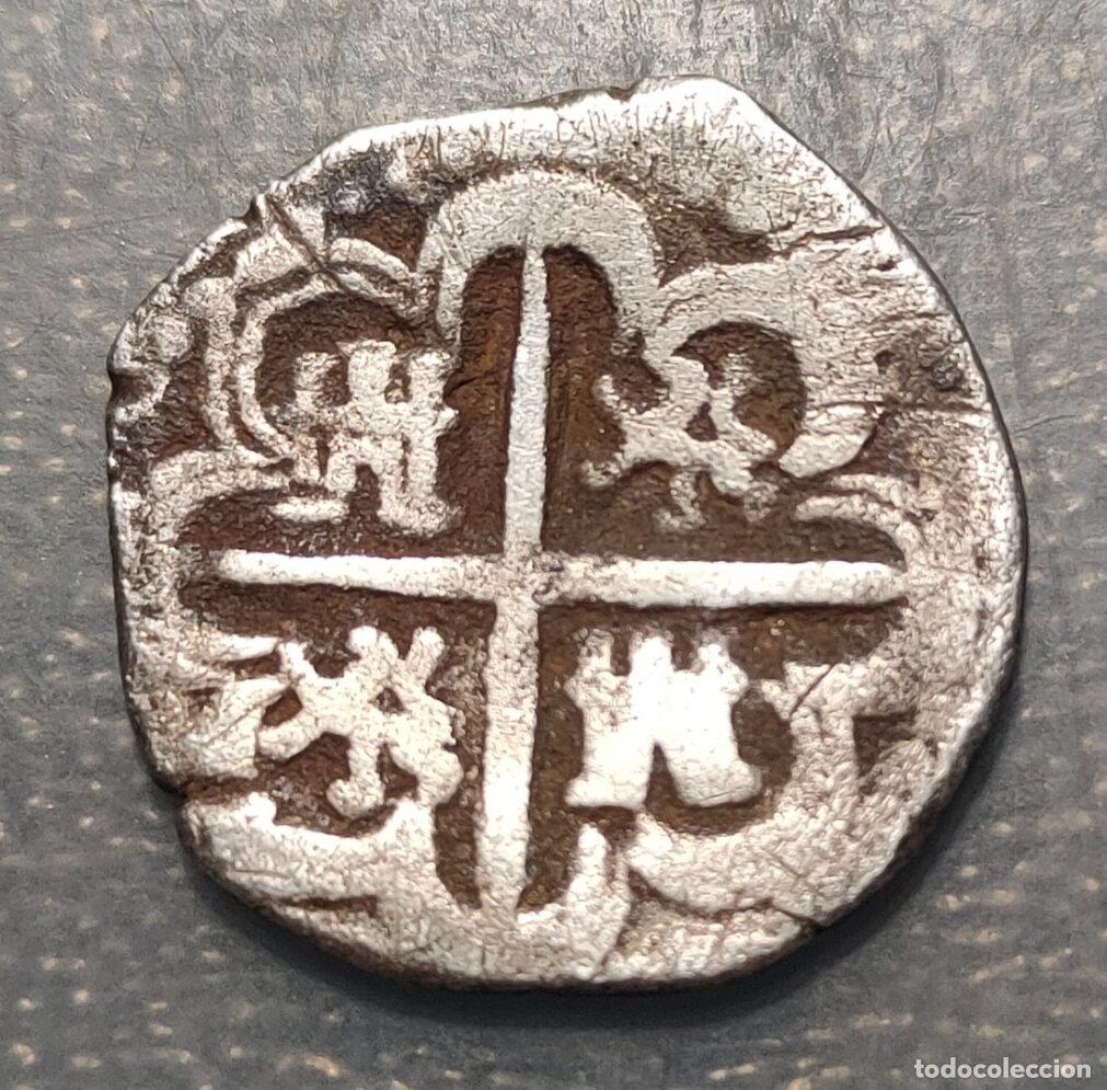 Coins of Spain: SPAIN SEVILLE PHILIP II 2 REALES 1593?