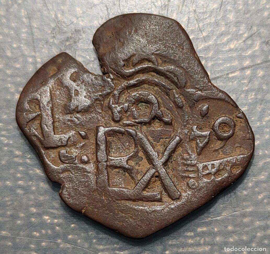 Moedas de Espanha: ESPA&Ntilde;A FELIPE IV VARIOS RESELLOS VIII MARAVEDIS 1641, IIII MR. MONOGRAMA 1658-59