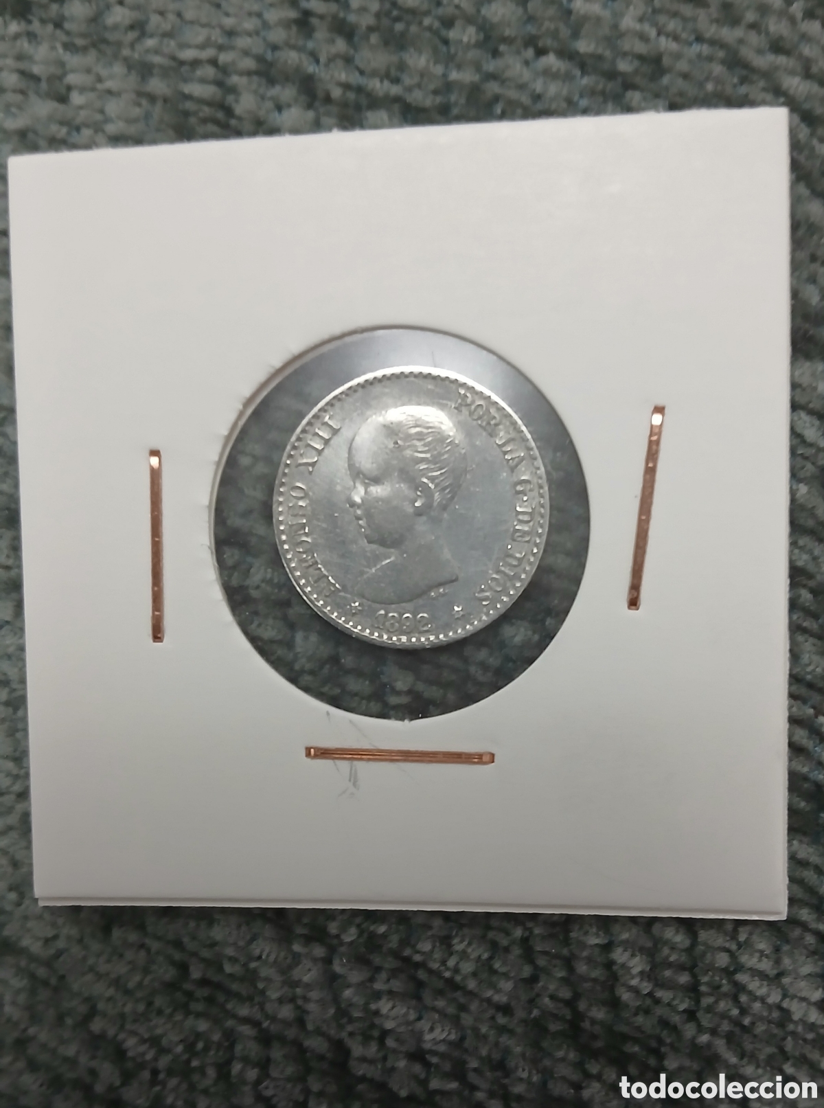 Monedas de Espa&ntilde;a: 50 CTMS ALFONSO XIII 1892 EN EBC - Foto 1