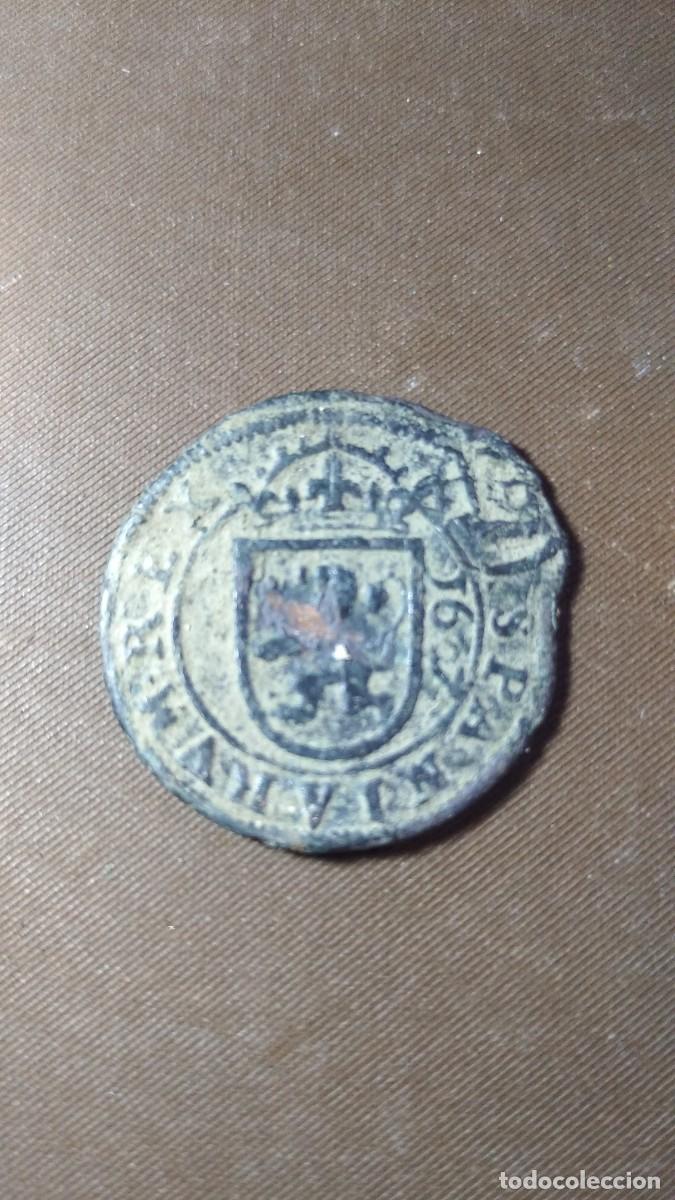 Monedas de Espa&ntilde;a: Antigua moneda resellada. - Foto 1