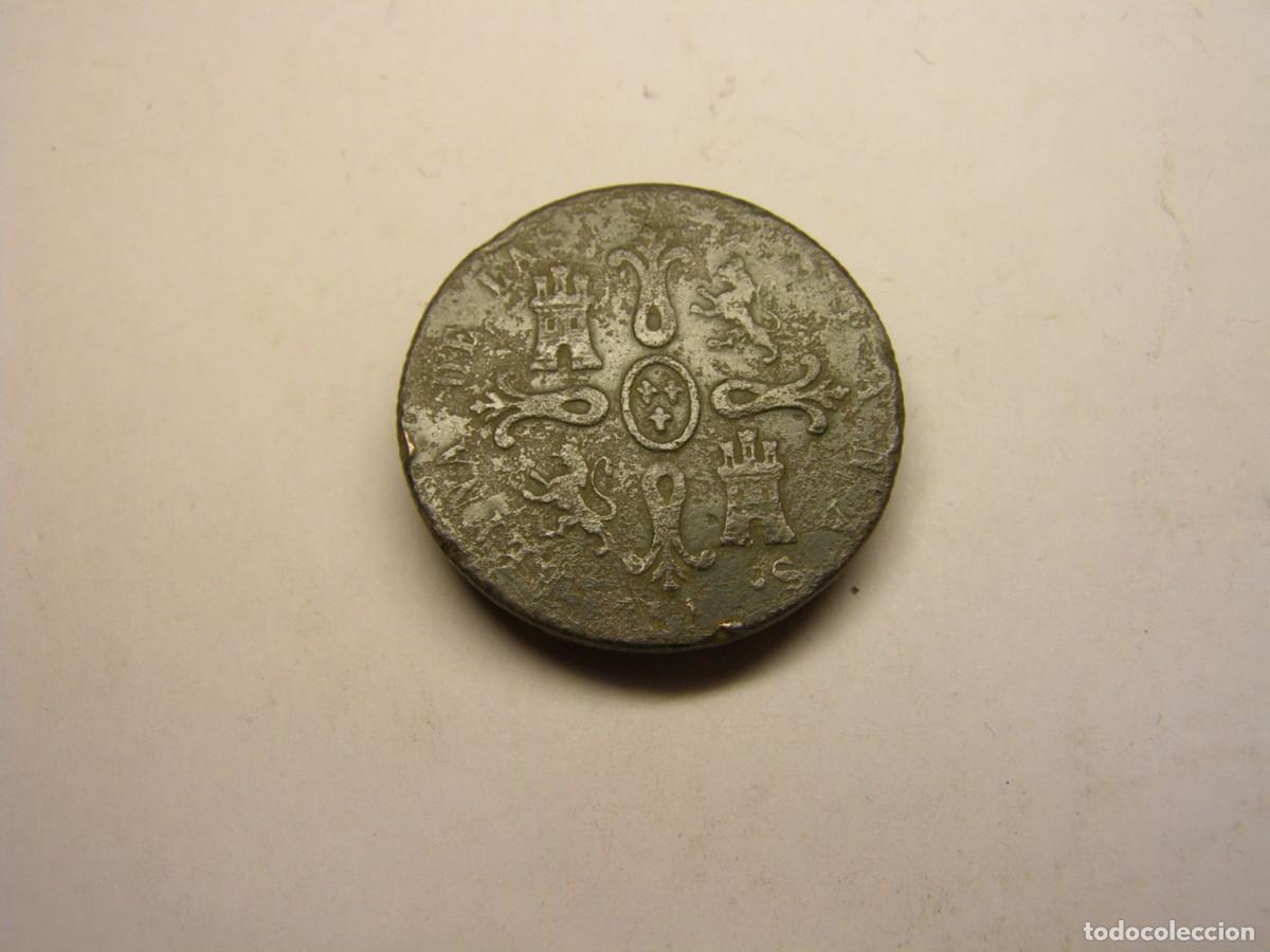 Monedas de Espa&ntilde;a: Moneda 8 maravedis 1847, Isabel II. - Foto 2