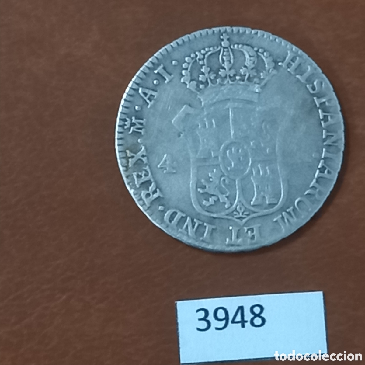 Monedas de Espa&ntilde;a: Espa&ntilde;a 4 reales 1812 Madrid - Foto 2