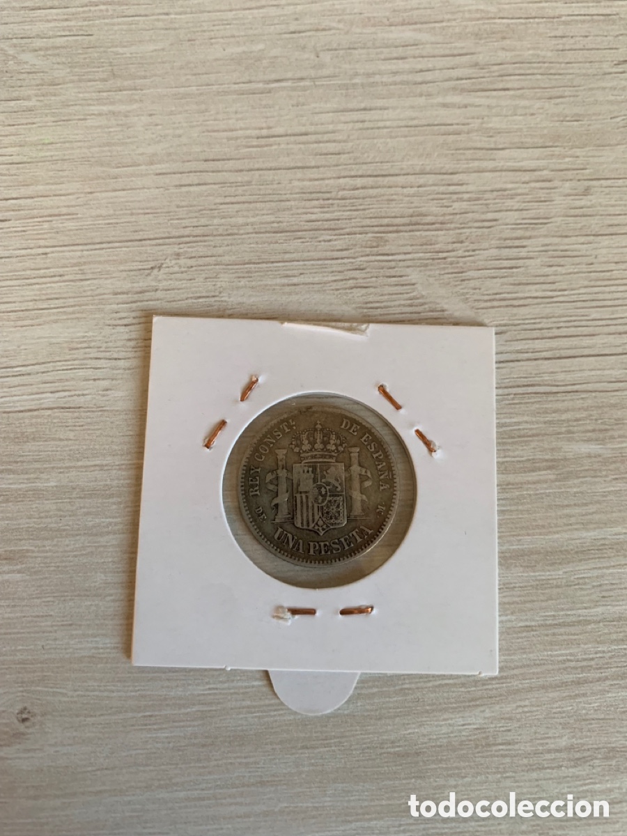 Monedas de Espa&ntilde;a: Moneda 1 peseta 1878 - Foto 2