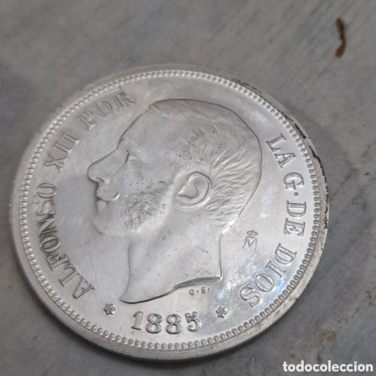Monedas de Espa&ntilde;a: 5 pesetas plata de 999 - Foto 4