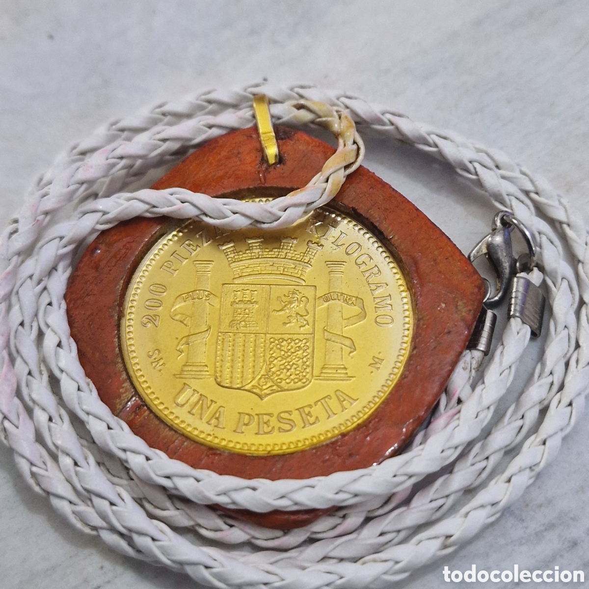 Monedas de Espa&ntilde;a: Moneda de 1870 plata 925 - Foto 2
