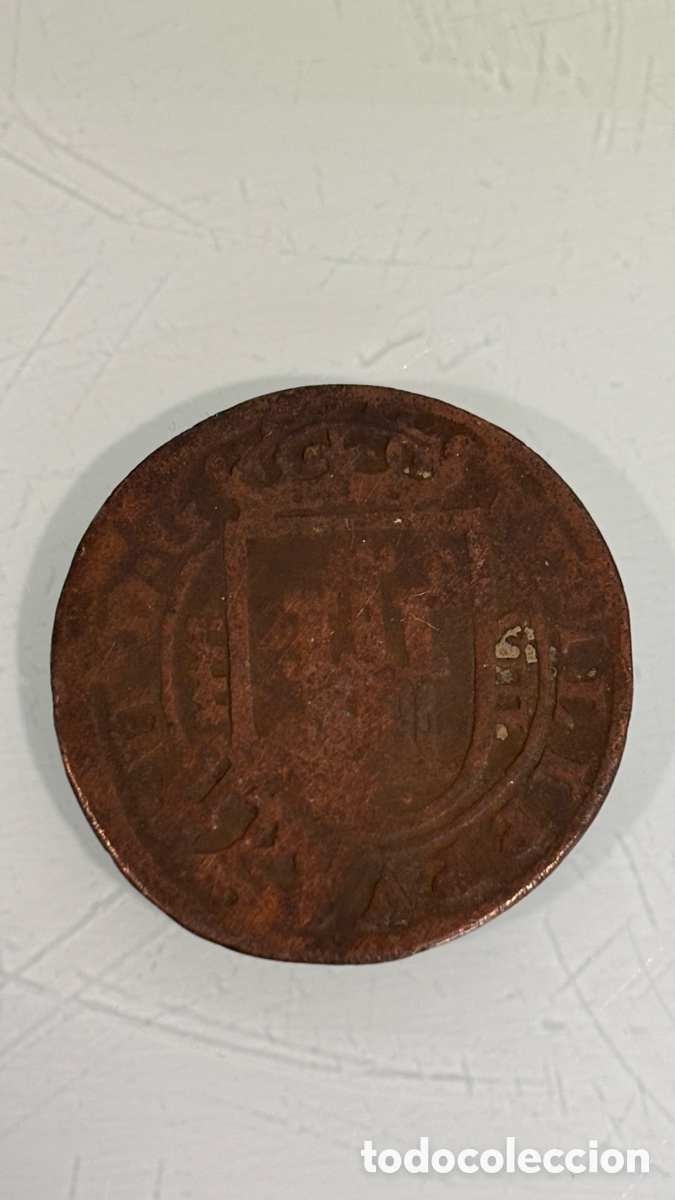 Monedas de Espa&ntilde;a: moneda de 8 maraved&iacute;s de cobre - Foto 1