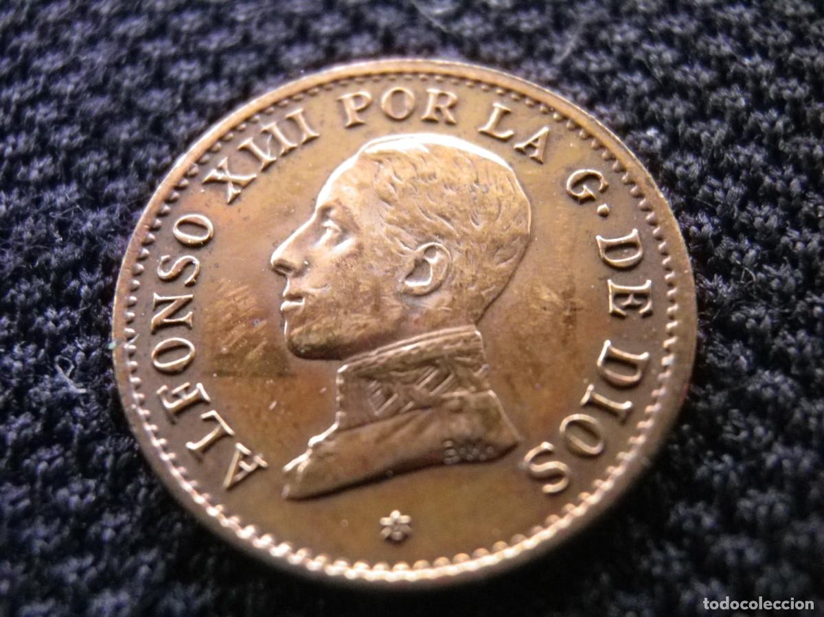 Monedas de Espa&ntilde;a: MONEDA DE BRONCE DE ALFONSO XIII DE UN CENTIMO DE 1912 - Foto 1